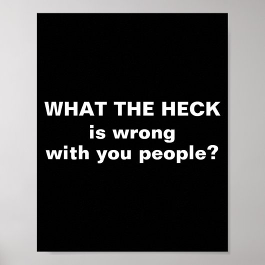 Grappig Wat Is Er Aan De Hand Poster (Voorkant)