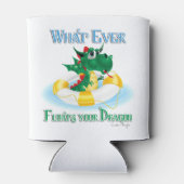 Grappig wat je draak ook drijft blikjeskoeler (Achterkant)