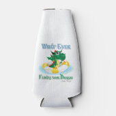 Grappig wat je draak ook drijft flesjeskoeler (Voorkant)