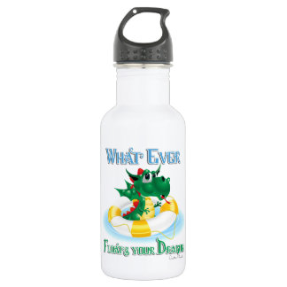 Grappig wat je draak ook drijft waterfles