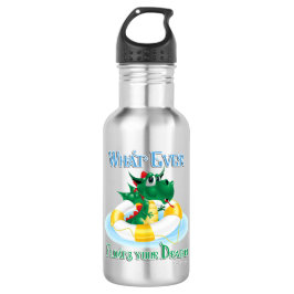 Grappig wat je draak ook drijft waterfles