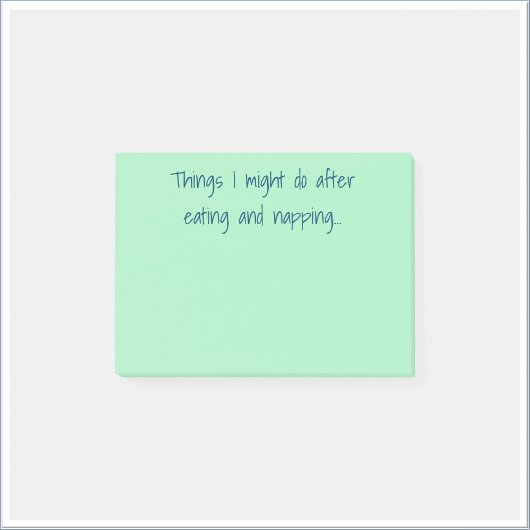 Grappig wat je moet doen nadat je de post hebt get post-it® notes