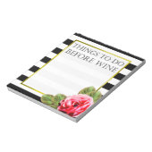 Grappig wat je moet doen voor je wijn notitieblok (Linkerzijde)