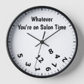 Grappig wat je ook bent op Salon Time Clock (Voorkant)