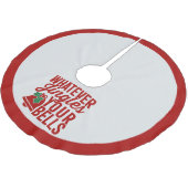 Grappig wat Jingles je Bells ook doet, Rood Pasen Kerstboom Rok (Gekanteld)