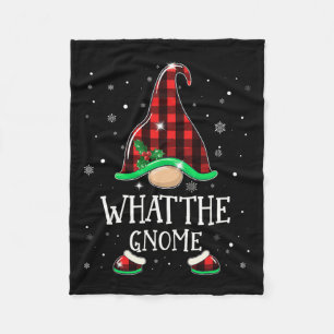 Grappig Wat Kabouter Buffalo Plaid Bijpassende Ker Fleece Deken