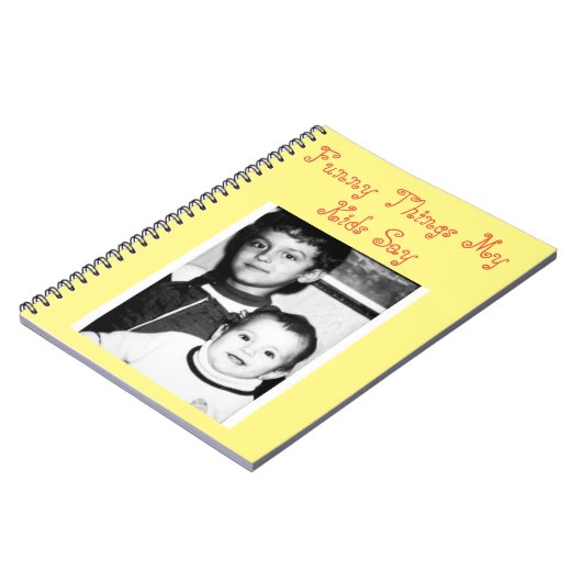 Grappig wat mijn Kinderen zeggen: "Stomme Spiral N Notitieboek (Linkerzijde)