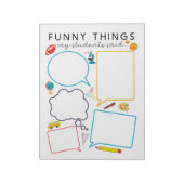 Grappig wat mijn studenten zeiden notitieblok (Linkerzijde)