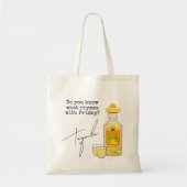 Grappig Wat rijmt met vrijdag? tequila Tote Bag (Voorkant)