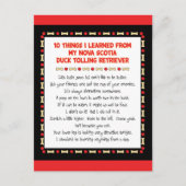 Grappig wat we geleerd hebben van Nova Scotia Duck Briefkaart (Voorkant)
