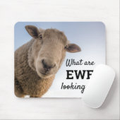 Grappig wat we zien op de Humor van schapen Muismat (Met muis)