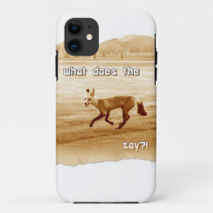 grappig wat zegt de vos iPhone 11 hoesje