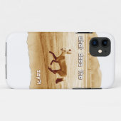 grappig wat zegt de vos Case-Mate iPhone case (Achterkant (horizontaal))