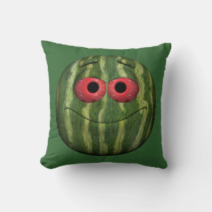 Grappig Watermeloen Emoticon Kussen