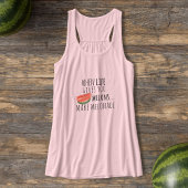 Grappig Watermeloen Quote Melonade Tanktop