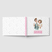 Grappig Waterverf bruiloft gastenboek eigenzinnig  (Volledig)