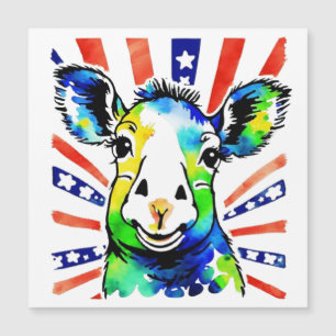 Grappig waterverf kleurrijk schaap
