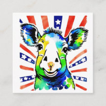 Grappig waterverf kleurrijk schaap