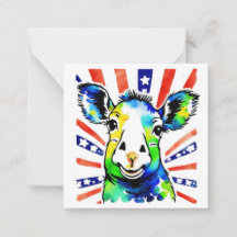 Grappig waterverf kleurrijk schaap