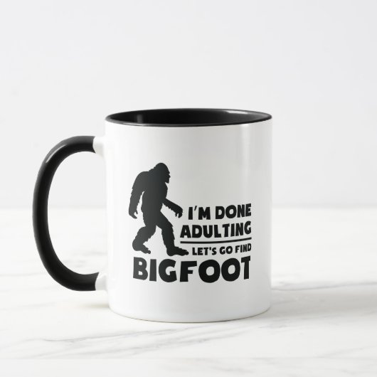 Grappig, we gaan Bigfoot Gift zoeken Mok (Links)