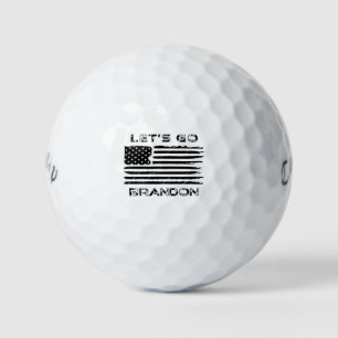 Grappig, we gaan Brandon Biden-vlag. Golfballen