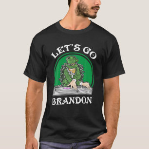 Grappig, we gaan Branson Brandon DJ Happy St. Patr T-shirt