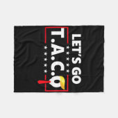 Grappig, we gaan naar Taco Fleece Deken (Voorkant (Horizontaal))