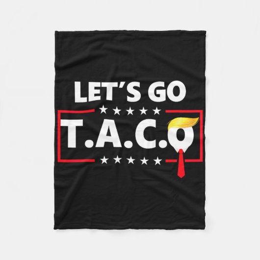 Grappig, we gaan naar Taco Fleece Deken (Voorkant)