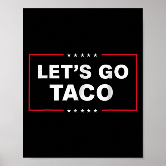 Grappig, we gaan naar Taco Poster (Voorkant)