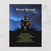 Grappig, we hebben Spooky Black Haunted House verp Briefkaart (Voorkant)