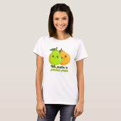 Grappig, we vormen een perfecte peer t-shirt (Voorkant volledig)