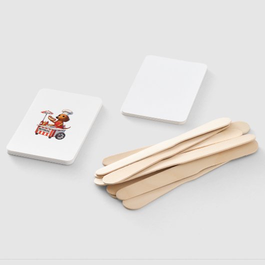 Grappig Weenie Teckel Hondenworst Hotdog Sandwich Handwaaier (Niet-gemonteerd)