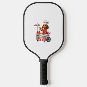 Grappig Weenie Teckel Hondenworst Hotdog Sandwich Pickleball Paddle