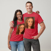 Grappig weerzinwekkend poppengezicht Meme vriend j T-shirt (Unisex)