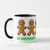 Grappig Wees Anders Breek de Mold Gingerbread Mann Mok (Links)
