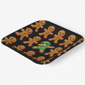 Grappig Wees Anders Breek de Mold Gingerbread Mann Papieren Bordje (Gebogen)