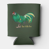 Grappig, wees er geen. Slechte houding Rooster Blikjeskoeler (Voorkant)