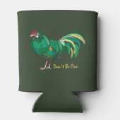 Grappig, wees er geen. Slechte houding Rooster Blikjeskoeler (Achterkant)