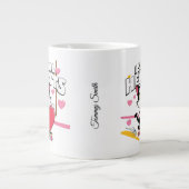 Grappig "Wees mijn Valentijn" voor haar - Schattig Grote Koffiekop (Voorkant)