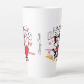 Grappig "Wees mijn Valentijn" voor haar - Schattig Latte Mok (Voorkant)