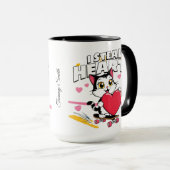 Grappig "Wees mijn Valentijn" voor haar - Schattig Mok (Voorkant rechts)