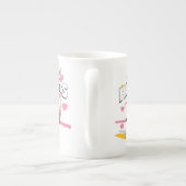 Grappig "Wees mijn Valentijn" voor haar - Schattig Porselein Kop (Achterkant)