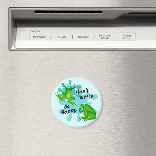 Grappig, wees niet bang om hoppy Frog Magnet (Insitu (Vaatwasser))