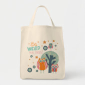 Grappig wees raar Schattigee uilen inspirativiteit Tote Bag (Voorkant)
