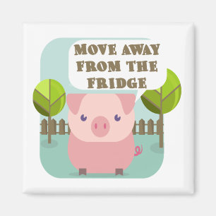 Grappig, weg van de Fridge Pig Magneet