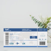 Grappig Weggaan feest, instapkaart Kaart (Staand voorkant)