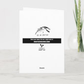 Grappig Weiner gedicht Kerstmis Kaart (Achterkant)