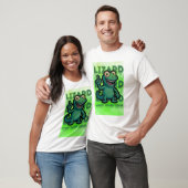 Grappig Weirdcore Lizard Lizard Meme T-shirt (Unisex)