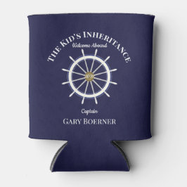 Grappig welkom aan boord van het scheepswiel blikjeskoeler