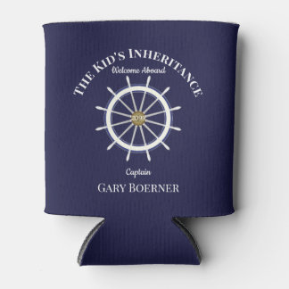 Grappig welkom aan boord van het scheepswiel blikjeskoeler